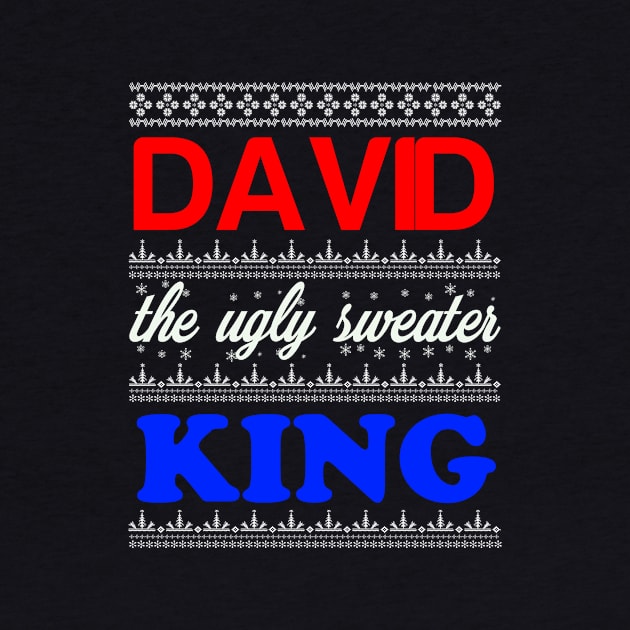DAVID the Ugly Sweater King> Happy Holidays by CoolApparelShop